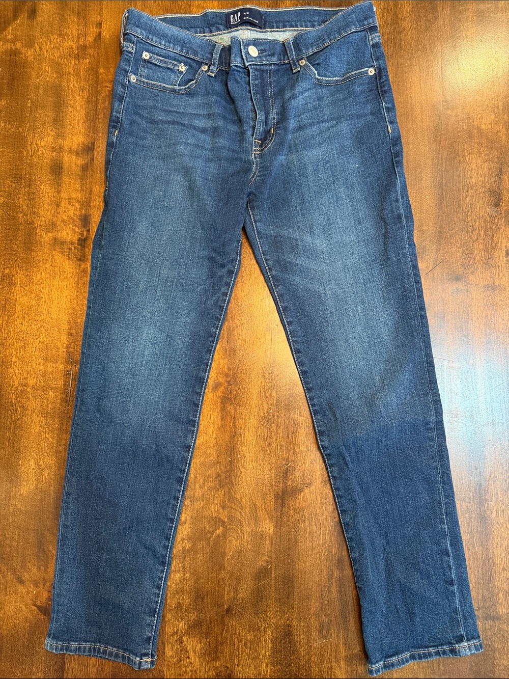 GAP Dark Wash Girlfriend Denim Jeans Size 4 / 27